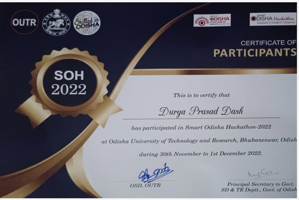 YAY !! THAT'S SOH participating Certificate 